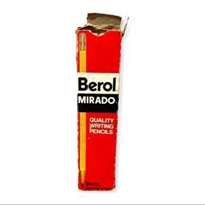 Berol Mirado Quality Writing Pencils 174 2 1/2 12 Count NIP Vintage